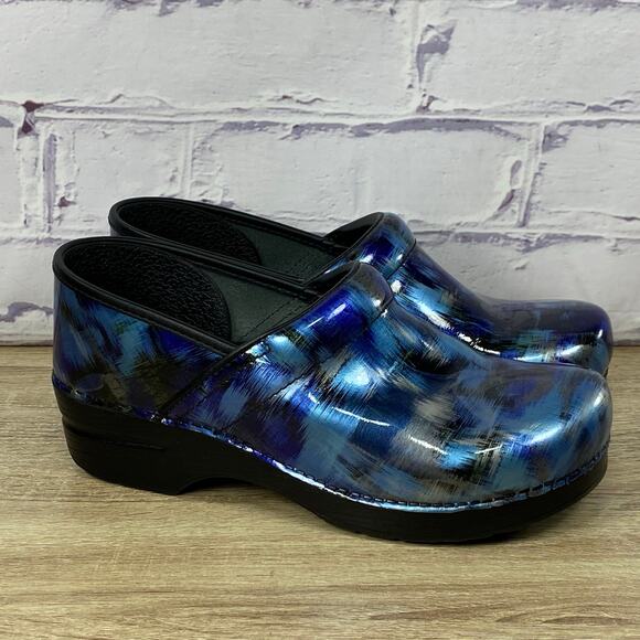 Dansko Professional Patent Leather Clogs Women's EU 40 US 9.5-10 Comfort Shoes - Picture 1 of 8